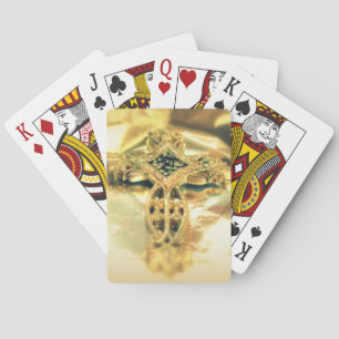 Cross and Bible Quote - Christmas Poker Cards