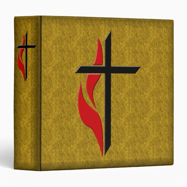 CROSS AND FLAME BINDER (Front/Spine)