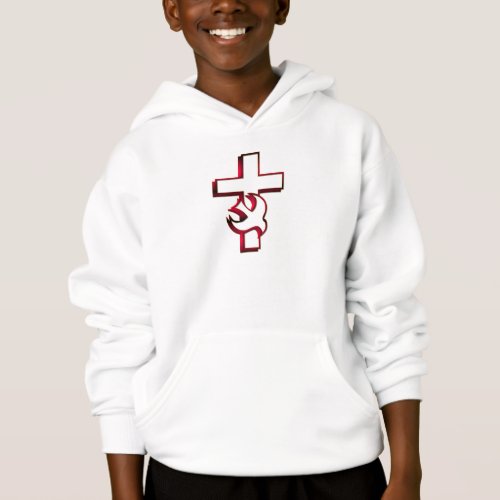 Cross and Holy Spirit  Holy Ghost Hoodie
