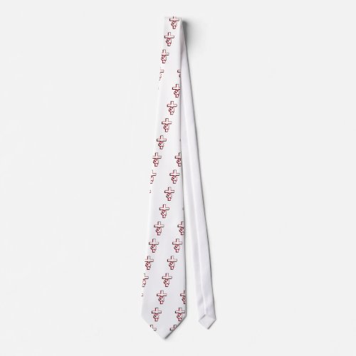 Cross and Holy Spirit  Holy Ghost Neck Tie