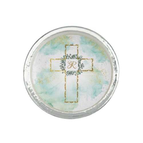 *~* Cross AP35 Communion Christian Confirmation  R Ring