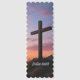 Cross at sunrise John 3 16  Bookmarks