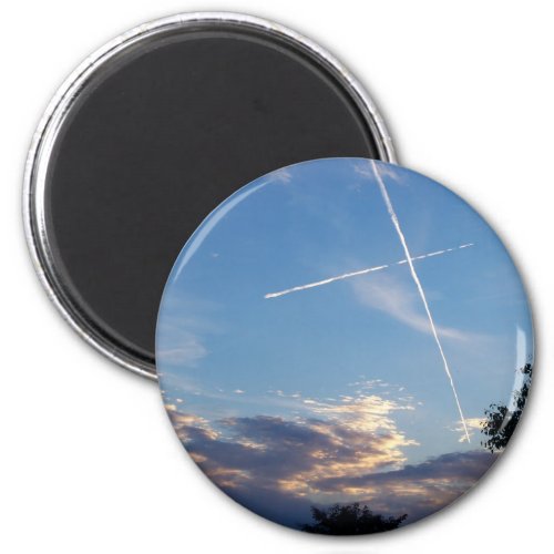 Cross at Sunset Magnet