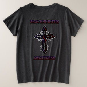 Cross/Awareness...Arachnoiditis Plus Size T-Shirt