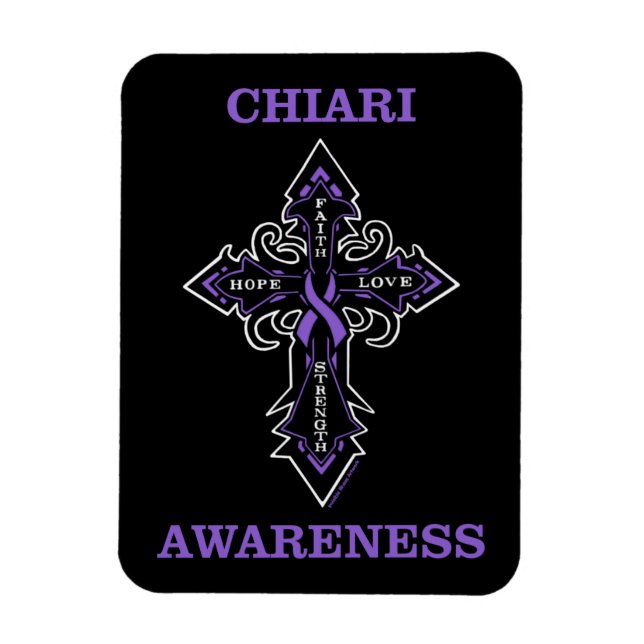 Cross/Awareness...Chiari Magnet (Vertical)