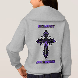 Cross/Awareness...Epilepsy Hoodie