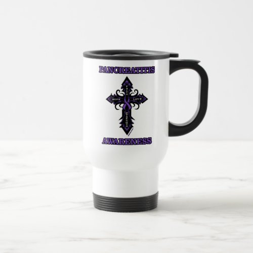 CrossAwarenessPancreatitis Travel Mug