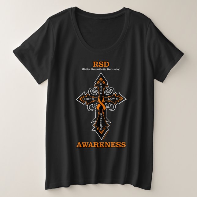 Cross/Awareness...RSD Plus Size T-Shirt (Design Front)