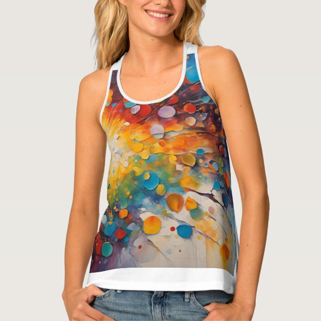 Cross-back shirt design ideal for ladies (Front)