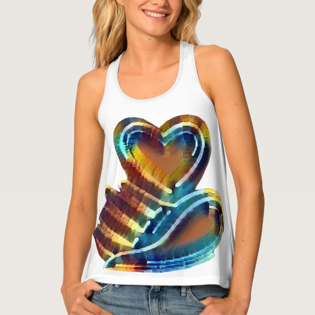 Cross-back strap shirt (Front)