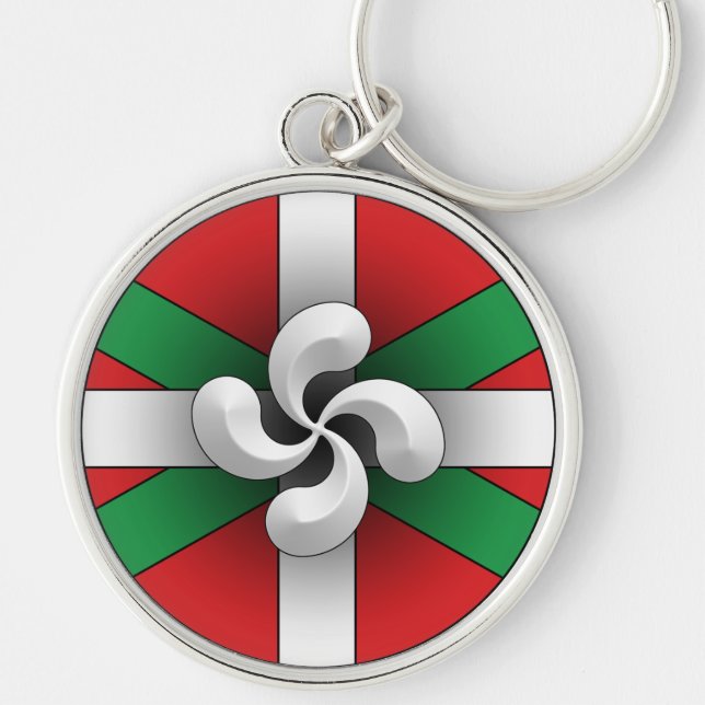 Cross Basque Keychain (Front)