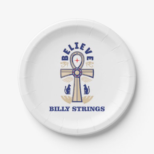 Cross Believe Billy Strings Paper Plates