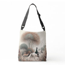 Cross Body Bag Equestrian Elusive Fox Hunt