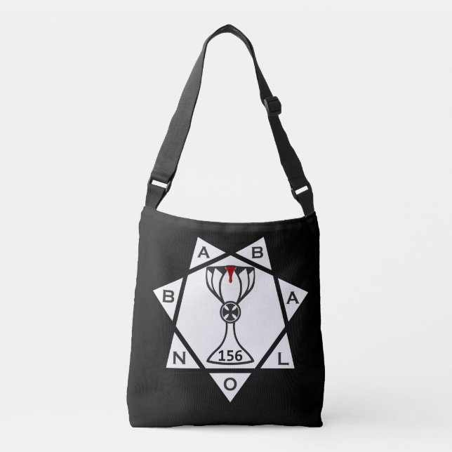 Cross Body Star of Babalon Bag with Lamen (Front)
