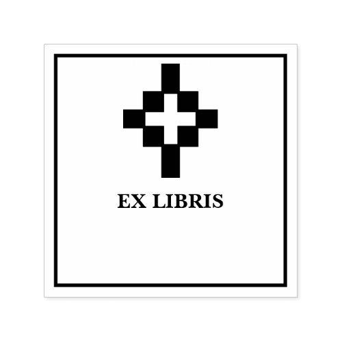 Cross bookplate self-inking stamp