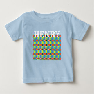 Cross Button Connector Cotton Baby T-Shirt