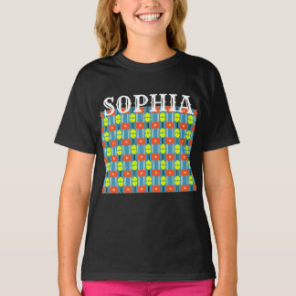 Cross Button Connector Cotton T-Shirt