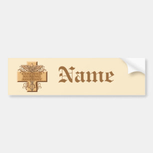 Cross Caduceus CNA Nurse Bumper Sticker