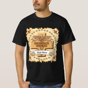 Cross Caduceus Hospice Nurse T-Shirt