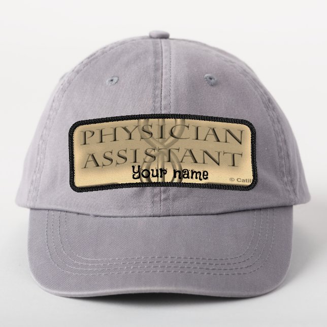 Cross Caduceus Physician Assistant Patch (On Folder)