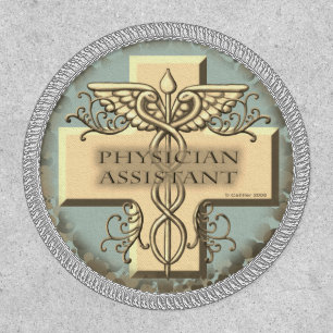 Cross Caduceus Physician Assistant Patch