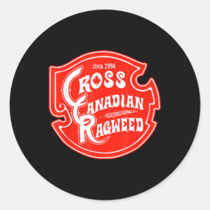 Cross Canadian Ragweed Classic Round Sticker