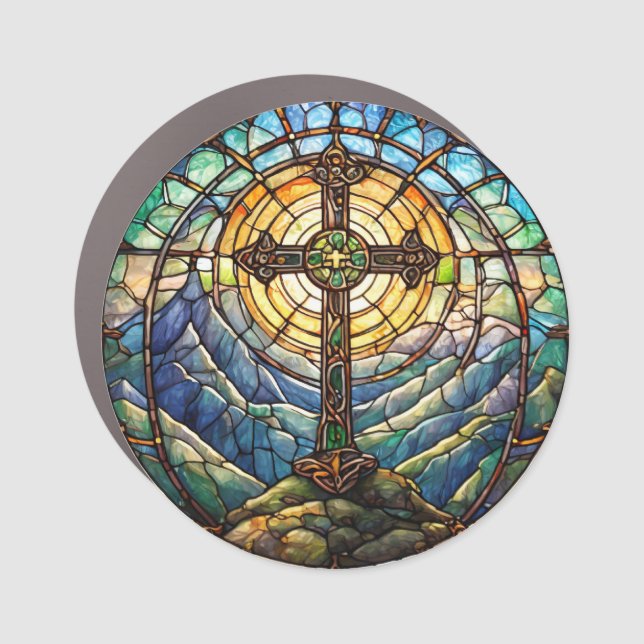 Cross Car Magnet (Front)