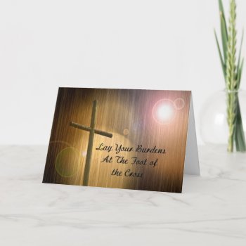 Cross Card by LivingLife at Zazzle