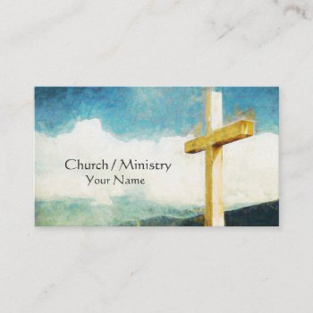 Cross Christian Business Card by CChristianDesigns at Zazzle
