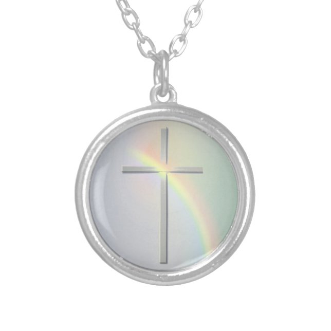 Cross Christian Religious Necklace Jewelry (Front)