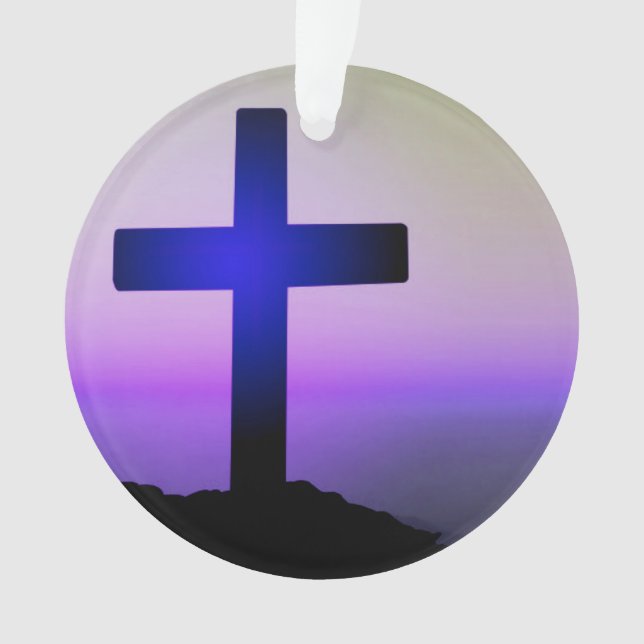Cross Christmas Ornament (Front)