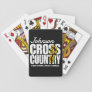 Cross Country ADD TEXT Runner Running Team Player Playing Cards