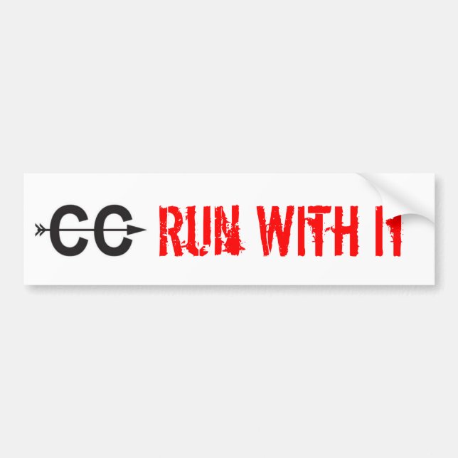 Cross Country - Bumper Sticker (Front)