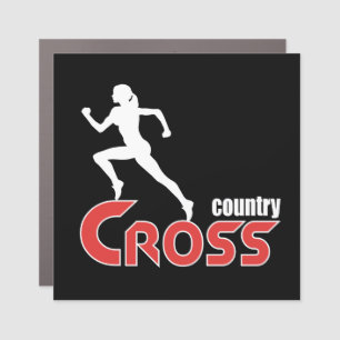 Cross country car magnet