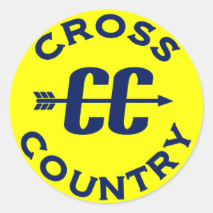 Cross Country Classic Round Sticker