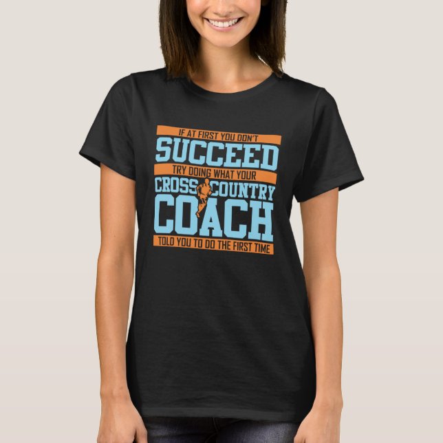 Cross Country Coach jogger   for men women kids T-Shirt (Front)