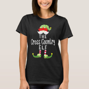 Cross Country Elf Group Christmas Pajama Party T-Shirt
