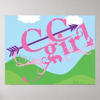 Cross Country Girl - Cc Poster by BiskerVille at Zazzle