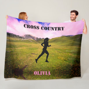 Cross Country Girls Pink Sky Fleece Blanket