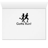 CROSS COUNTRY - GOTTA RUN - STAMP - SUNSET CARDS (Inside Horizontal (Bottom))