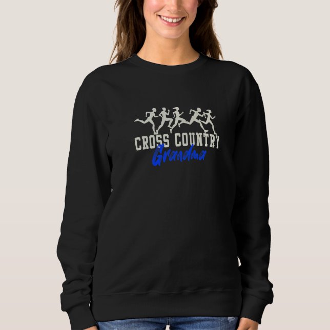 Cross Country Grandma With Cross Country Runners G Sweatshirt (Front)