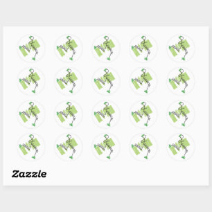 Cross Country Grass Runner Stickers
