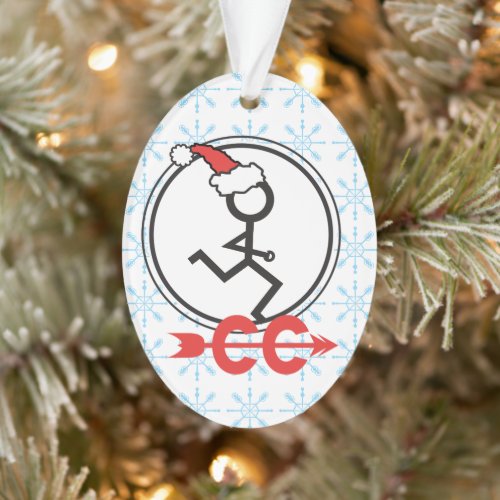 Cross Country Holiday Runner  Ornament