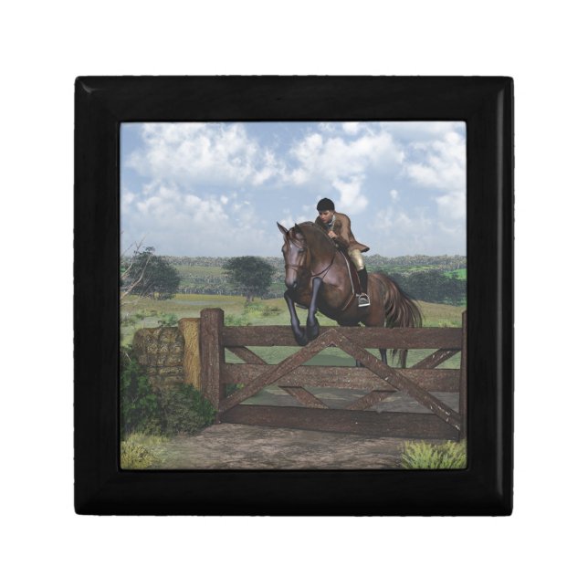 Cross Country - Jumping Horse Gift Box (Front)