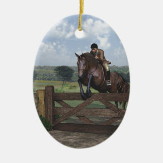 Cross Country - Jumping Horse Ornament