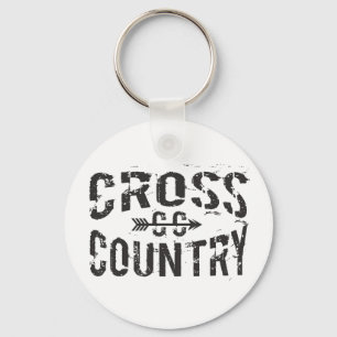 Cross Country Keychain