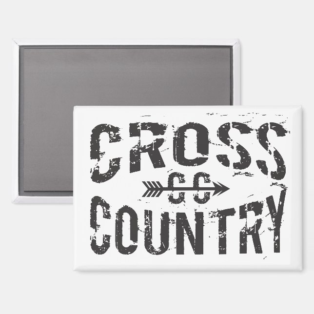 cross country magnet (Front/Back)