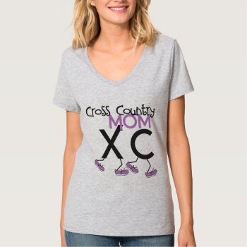 Cross Country Mom - Cross Country Running Mother T-shirt by BiskerVille at Zazzle