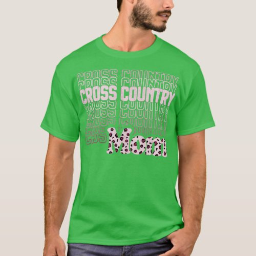 Cross Country Mom for XC Running and XC Skiing Mom T_Shirt