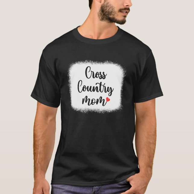 Cross Country Mom  Women Run Runner XC Running T-Shirt (Front)